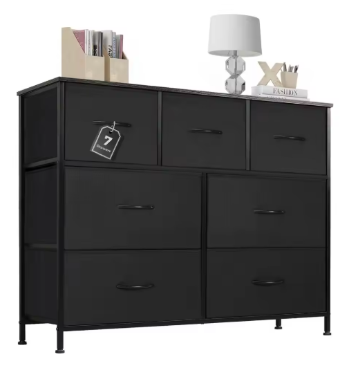 Dresser for bedroom 7 storage Spaces, assembled wardrobe lockers, bedroom furniture lockers
