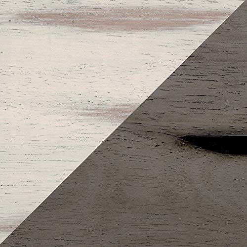 Set of 2 Solid Wood Swivel Counter Bar Stools, Tall Farmhouse X-Back Kitchen Island Chairs, Rustic White