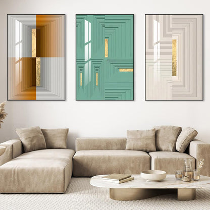 Set of 2 Outdoor Grey Metal Garden Benches, Patio Backless Benches for Porch, Lawn, Balcony, Backyard, Park