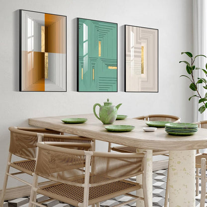 for Living Room & Bedroom Décor -44%   3-Piece Abstract Wall Art – Bright Minimalist Canvas Prints for Living Room & Bedroom Décor