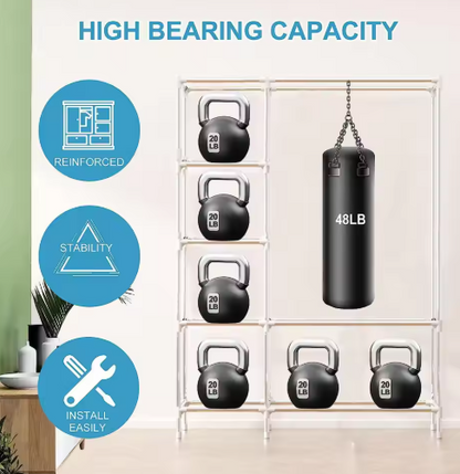 New Upgrade Portable Wardrobe Clothes Organizer for Home Bedroom Clothes Closet with 3 Drawers and 4 Shelves Clothes Storage