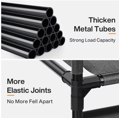 bookshelf with 4 Bins Drawers for Closet Entryway, Vertical Shoe Racks Free Standing wardrobes, clothes rack