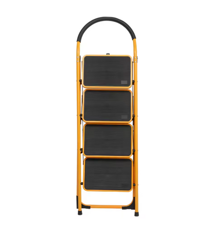 4 Step Ladder Folding Step Stool, Anti-Slip Pedal, Locking Mechanism Design,folding Design, Multi-Purpose