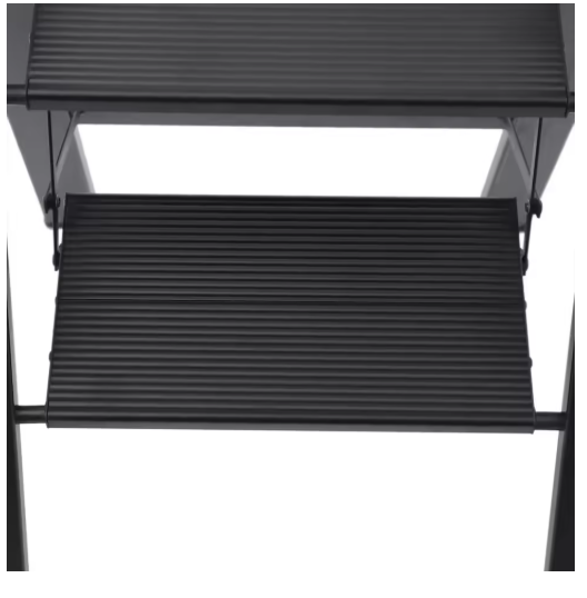 2 Step Ladder, Multifunctional Aluminuml Folding Step Stools, With Anti-Slip Sturdy and Wide Pedal,Space-saving