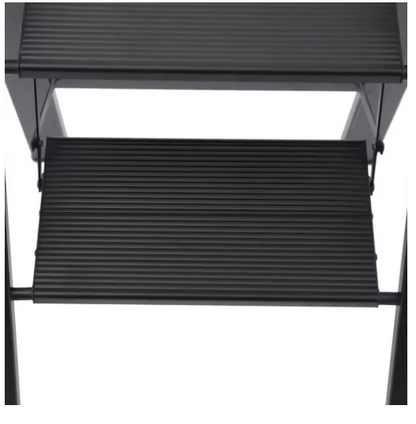 2 Step Ladder, Multifunctional Aluminuml Folding Step Stools, With Anti-Slip Sturdy and Wide Pedal,Space-saving