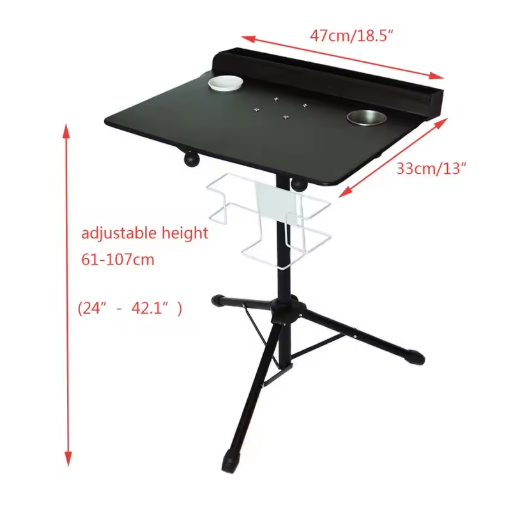 Adjustable Mobile Coffee Table Metal Tattoos Work Station Mini Table Tattoo Stand Modern Minimalism Office Furniture