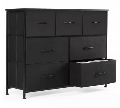Dresser for bedroom 7 storage Spaces, assembled wardrobe lockers, bedroom furniture lockers