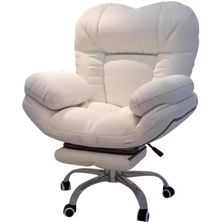 Dark Gray Recliner Gaming Chair - Home Office Desk Chair with Lift, Comfortable Armchair for Living Room & Bedroom